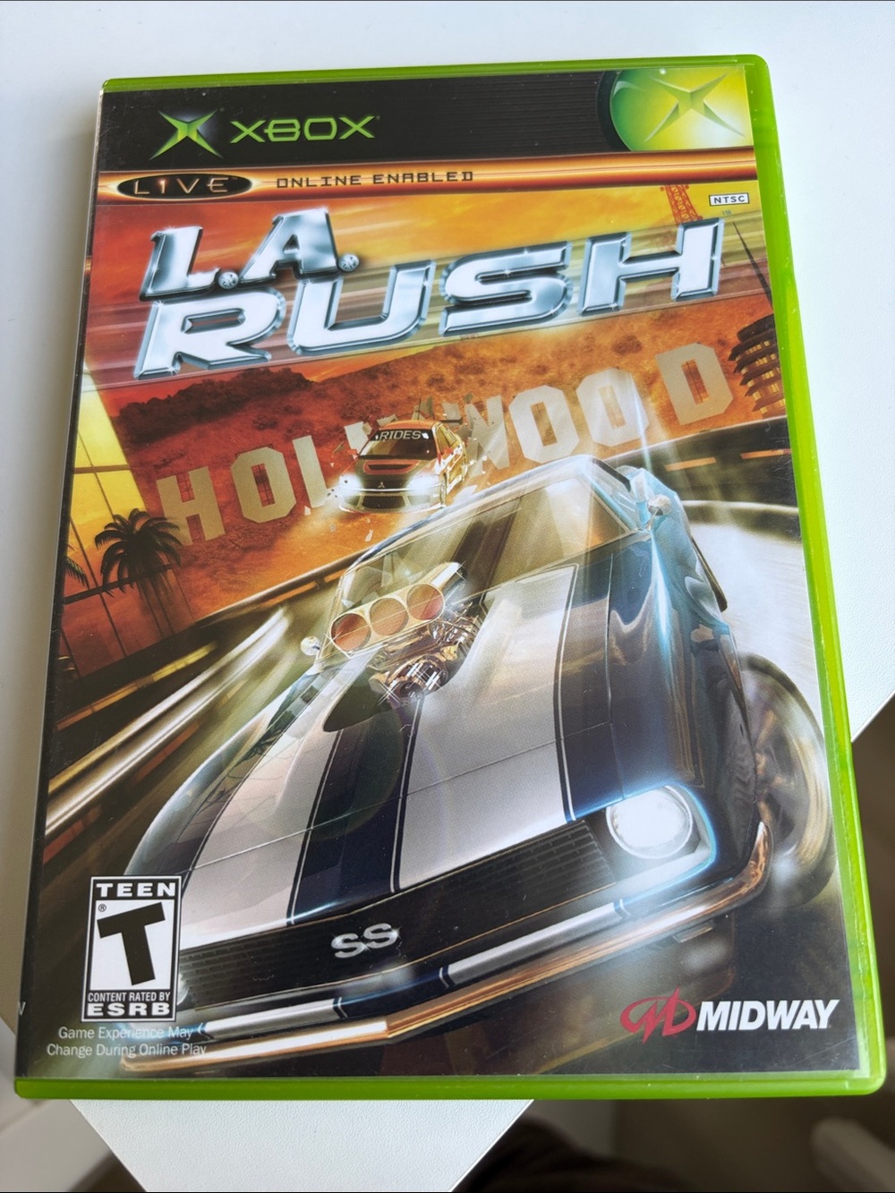 L.A. Rush Xbox Game - Green Case